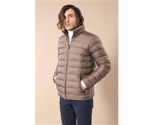 Wessi Slimfit Short Down Quilted Mink Coat