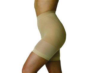 Womens Compression Slimming Pants Beige/Nude