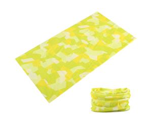 Yellow Army Face Shield Fishing Headwear Bandana UV Durage Neck Scarf