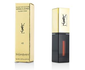 Yves Saint Laurent Rouge Pur Couture Vernis a Levres Glossy Stain # 48 Orange Graffiti 6ml/0.2oz