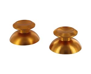 ZedLabz aluminium alloy metal analog thumbsticks for Sony PS4 controllers - gold