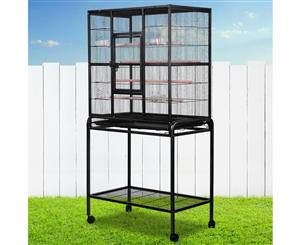 i.Pet Bird Cage Pet Cages Aviary 160CM Large Travel Stand Budgie Parrot Toys