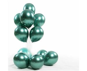 10pcs Forest green Chrome Metallic 30cm Latex Balloons Pack 10 Birthday Wedding Party Balloon 12"