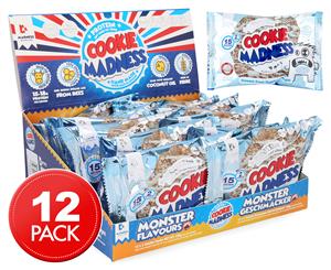 12 x Cookie Madness Coconut Frost Monster Protein Cookies 106g