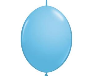 15cm Standard Pale Blue Quick Link Latex Balloons Pack of 50