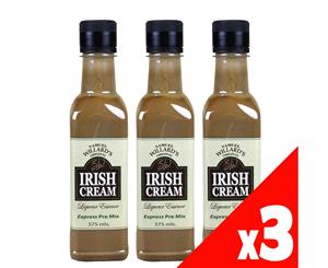 3 Pack Samuel Willards Pre-Mix Irish Cream Liqueur 375ml Home Brew