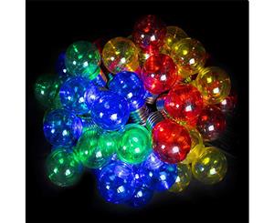 40 LED Globe Battery Festoon Lights - Multicolour