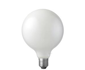 8 Watt G125 Opal Dimmable LED Filament Globe Natural White (E27)
