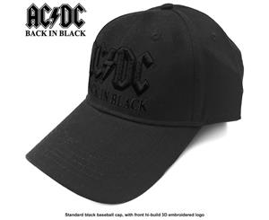 AC/DC - Back in Black Men's Baseball Cap - Black