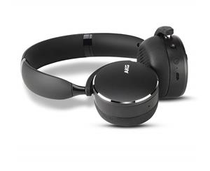 AKG Y500 On-Ear Foldable Wireless Bluetooth Headphones - Black