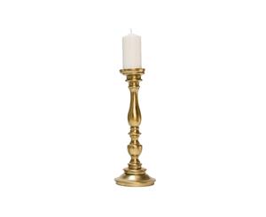 ALEXA 44cm Tall Single Candle Stand - Brass