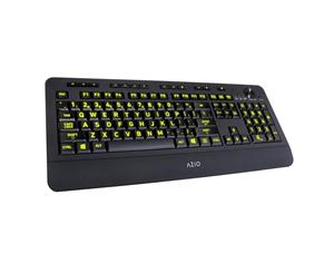 AZIO VISION Large Print Backlit Keyboard