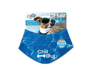 All For Paws Ice Dog Cooling Bandana Chill Out Pet Neck Cool Collar Scarf Cold