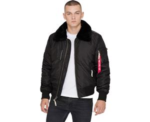 Alpha Industries Men'sAlpha Industries Injector III Flight Jacket Black