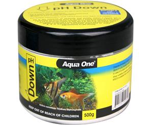 Aqua One Aquarium Fish PH Down Acid Increaser Water Conditioner Buffer 500g