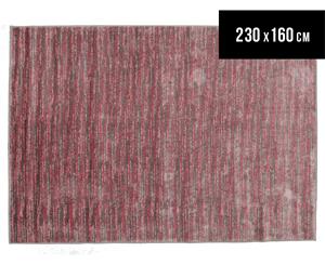 Art Silk 230x160cm Modern Industrial Rug - Pink