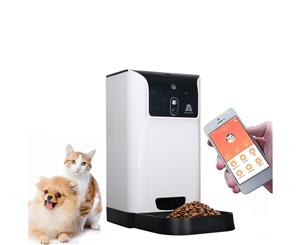 Automatic Pet Food Feeder Dog Cat Food Dispenser Wifi Smart APP control Timer 6L