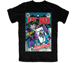 BATMAN Vs JOKER Men's Tee T-Shirt BLACK LOGO ALL SIZES S M L 2XL 3XL 3XL