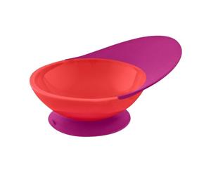 BOON CATCH Bowl with Spill Catcher - Pink / Purple