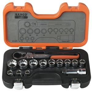 Bahco 14 piece Go Thru Socket Set S140T