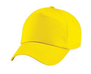 Beechfield Unisex Plain Original 5 Panel Baseball Cap (Yellow) - PC2097