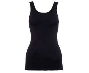 BlackSpade Essential Black Cotton Singlet Vest Top 1950