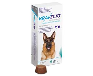 Bravecto Chewable Flea Tablet For Large Dogs 20-40kg 1pk