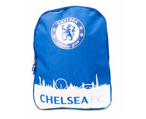 Chelsea Fc Official Skyline Football Crest Backpack/Rucksack (Blue/White) - SG8171