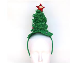 Christmas Xmas Headband Hat Costume Hair Clip Bear Snowman Gift Adult Kids Toys - Christmas Tree