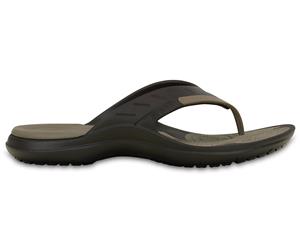 Crocs Mens MODI Sport Flip - Espresso/Walnut