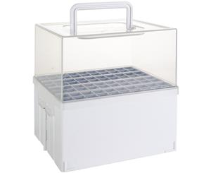 Deflecto Expandable Marker Accordion Organiser White/Clear