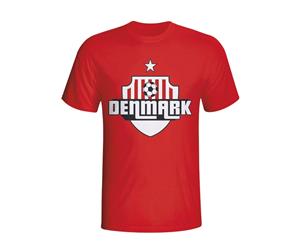 Denmark Country Logo T-shirt (red)