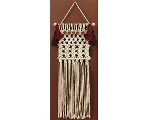 Design Works/Zenbroidery Macrame Wall Hanging Kit 8 inch X24 inch Sedona