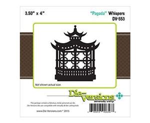 Die-Versions Whispers Die Pagoda 3.5 Inch X4 Inch