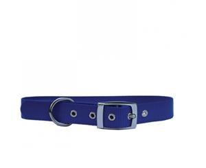 Dog Collar Single Layer Nylon 25mm - Blue