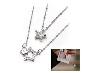 Double Star Necklace Korean Drama 'you're Beautiful'