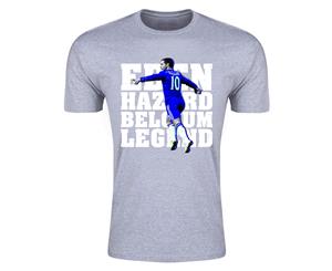 Eden Hazard Belgium Legend T-Shirt (Grey)