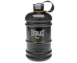 Everlast Unisex Gym Barrel Water Bottle - Black/Clear