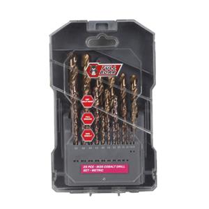 Full Boar 25 Piece Cobalt Metric Drill Bit Set