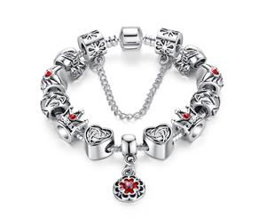 Full Set Beaded Charm Bracelet - compatible with Pandora Charms