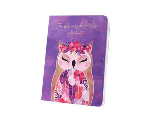 GRATITUDE - Owl Notebook - Wise Wings - Gift idea