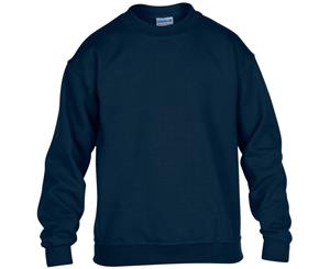 Gildan Childrens Unisex Heavy Blend Crewneck Sweatshirt (Navy) - BC464
