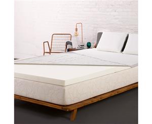 Giselle Bedding DOUBLE Memory Foam Mattress Topper 8CM Bed Mat Underlay D