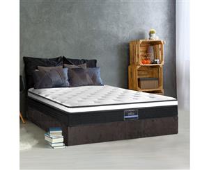 Giselle Bedding SINGLE Size Mattress Euro Top Bed Bonnell Spring Foam 21cm