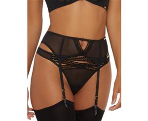 Gossard 15202 Sheer Seduction Black Suspender Belt