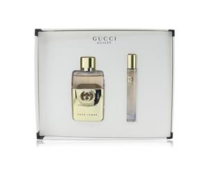 Gucci Guilty Pour Femme Coffret EDP Spray 50ml/1.6oz + Roller Ball 7.4ml/0.25oz 2pcs