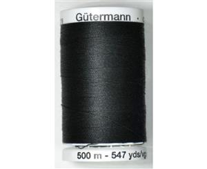 Gutermann Sew-All Polyester Thread 500m Colour 000 BLACK