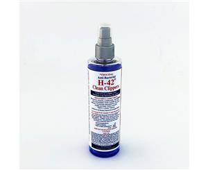 H-42 Virucidal Anti-Bacterial Clean Clippers Blade Cleaner 8oz Spray (237ml)