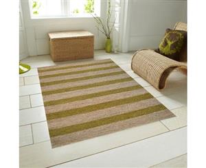 Handmade Jute Rug-Kerla 1020-Natural/Green