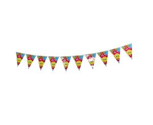 Happy Birthday 2m Party Bunting Flags Paper with Quality Stitched Joinings MQ311